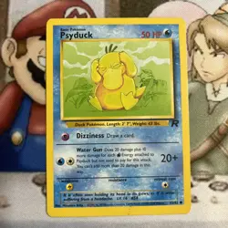 Pokemon TCG Psyduck Team Rocket 65/82 Unlimited Regular Common Card WOTC NM - Image 1