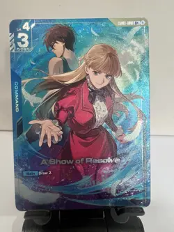 A Show of Resolve (U+) (PB01) - Gundam Promotional Cards (GCG-PR) - Image 1