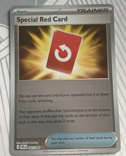 Special Red Card 082/086 Me04: Chaos Rising Reverse Holo NM - Image 1