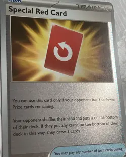 Special Red Card 082/086 Me04: Chaos Rising Reverse Holo NM - Image 2