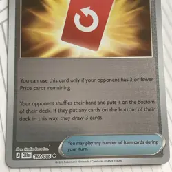 Special Red Card 082/086 Me04: Chaos Rising Reverse Holo NM - Image 4
