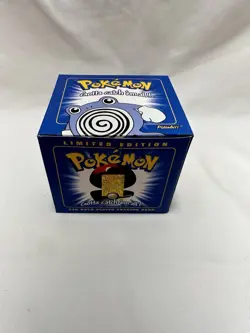 1999 Pokemon 23K Gold Plated Poliwhirl Pokemon card sealed - Image 1