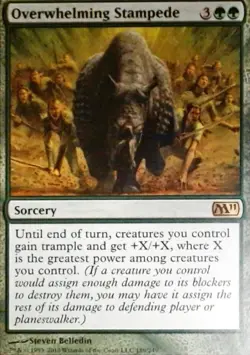 Magic | Magic 2011 (M11) | Overwhelming Stampede | 189 | NM - Image 1