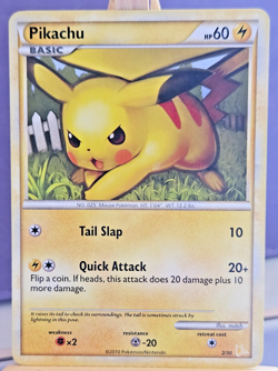 Pokemon TCG Pikachu 2/30 HGSS Trainer Kit Gyarados & Raichu 2010 Common Card - Image 1