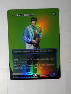 MTG Bruce Banner (Borderless) Foil (0359) Marvel Super Heroes NM/MINT - Image 4