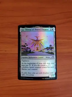 MTG Kamigawa: Neon Dynasty - Go-Shintai of Shared Purpose (014) - FOIL - Image 1