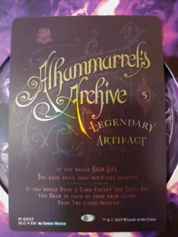 Alhammarret's Archive #27 Secret Lair Countdown Kit (SLC) Encyclopedia of Magic - Image 1