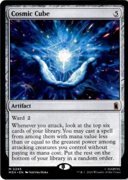 Cosmic Cube 245 Mythic Marvel Super Heroes Magic: The Gathering Near Mint - Image 1