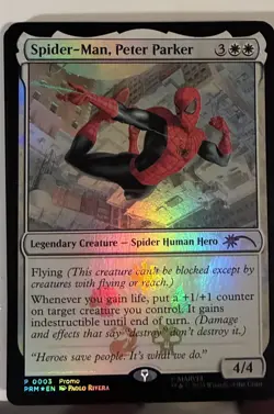 Spider Man Peter Parker Mtg Promo 0003🔥🔥 - Image 1