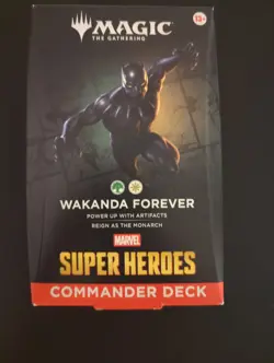 MTG Wakanda Forever Marvel Superheroes Commander Deck Magic The Gathering Sealed - Image 1