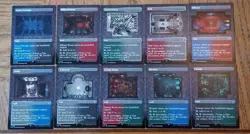 MTG Ravnica Clue Edition Investigate Lands Full Cycle Of Ten, NM, Clue Tokens - Image 1