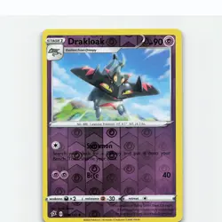 Drakloak 090/192 Uncommon Rebel Clash Pokemon Reverse Holo Near Mint - Image 1