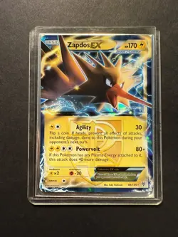 Zapdos EX - 48/135 - BATTLE DECK DIAGONAL Holo - Plasma Storm - Pokemon - Image 1