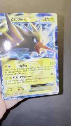 Zapdos EX - 48/135 - BATTLE DECK DIAGONAL Holo - Plasma Storm - Pokemon - Image 2