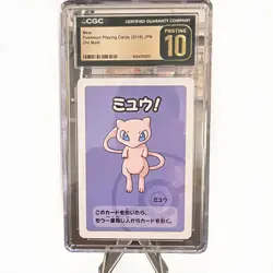 Pokemon Mew Old Maid Playing Card 2019 JP CGC Pristine 10 Graded - Image 1