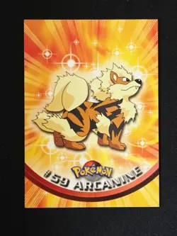 Arcanine #59 - Topps Series TV Animation Pokemon 1999 Black Logo Non Holo - Image 1