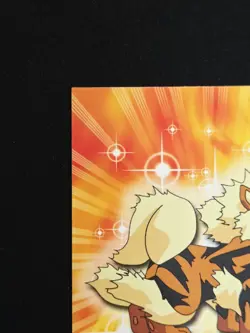 Arcanine #59 - Topps Series TV Animation Pokemon 1999 Black Logo Non Holo - Image 3