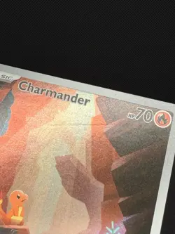 IMPERFECT NM Pokemon TCG Charmander 168/165 SV 151 Illustration Rare English - Image 3