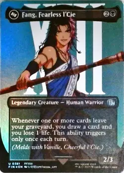 Magic | FINAL FANTASY | Fang, Fearless l'Cie (Borderless) | 381 | NM Foil - Image 1