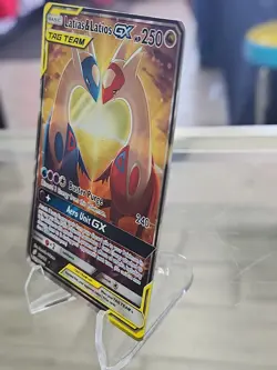 Pokemon Latias & Latios GX TAG TEAM Alternate Full Art Ultra Rare Holo 170/181 - Image 2