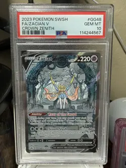 Zacian V GG48/GG70 SWSH: Pokemon Crown Zenith: Galarian Gallery. PSA 10 Gem Mint - Image 1