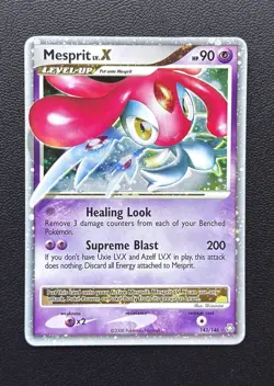 Mesprit LV.X 143/146 Legends Awakened Holo Ultra Rare 2008 Pokemon TCG - Image 1
