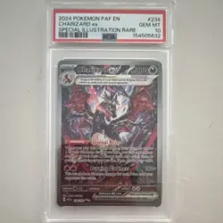 The Pokemon Company Charizard ex 234/091 Paldean Fates SIR Holo EN PSA 10 - Image 1