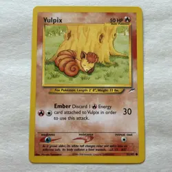 Vulpix 91/105 Neo Destiny - Common Pokemon Card - NM - Image 1