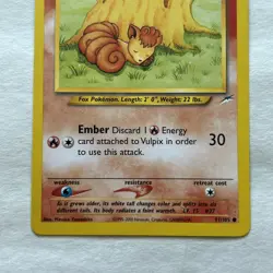 Vulpix 91/105 Neo Destiny - Common Pokemon Card - NM - Image 4