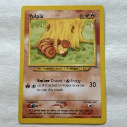 Vulpix 91/105 Neo Destiny - Common Pokemon Card - NM - Image 5