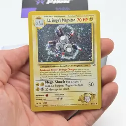 CARTA POKEMON LT. SURGE‘S MAGNETON HOLO 8/132 - ENG - GYM HEROES - EXCELLENT - Image 2