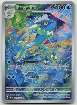 Frogadier 089/086 Holo Illustration Rare Chaos Rising Pokemon Near Mint - Image 1