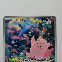 Clefairy 094/088 (IR) Pokemon Perfect Order Full Art Illustration Rare Pokemon - Image 3