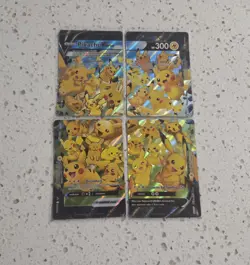 Pokemon Tcg Pikachu V-Union SwSH Black Star Promo Set of 4 - Image 1