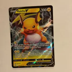 Pokemon Raichu V 045/172 Swsh09 Brilliant Stars Ultra Rare Holo HP200 ENG - Image 1