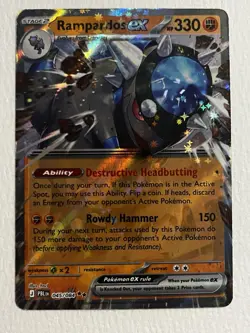 Rampardos ex 045/084 Pitch Black Double Rare Holo Pokemon NM - Image 1