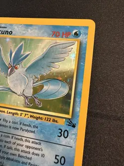 Pokemon TCG Articuno 2/62 Fossil Holo Rare Unlimited WOTC 1999 NM Pokemon - Image 4