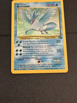 Pokemon TCG Articuno 2/62 Fossil Holo Rare Unlimited WOTC 1999 NM Pokemon - Image 5
