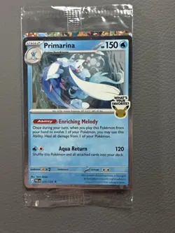 Primarina 020/084 Store Exclusive Cosmos Holo Promo - Pokemon TCG Pitch Black - Image 1