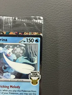 Primarina 020/084 Store Exclusive Cosmos Holo Promo - Pokemon TCG Pitch Black - Image 3