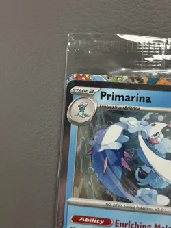 Primarina 020/084 Store Exclusive Cosmos Holo Promo - Pokemon TCG Pitch Black - Image 4
