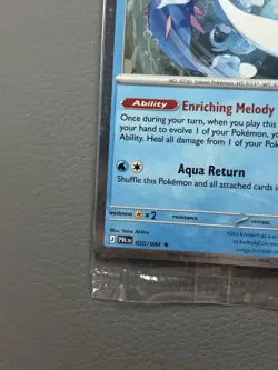 Primarina 020/084 Store Exclusive Cosmos Holo Promo - Pokemon TCG Pitch Black - Image 5