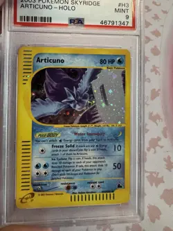 Pokemon TCG Articuno H3/H32 Skyridge Holo PSA 9 Mint - Image 5