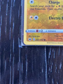 Pikachu 065/202 Reverse Cosmos Holo General Mills Promo Sword & Shield Pokemon N - Image 5