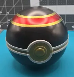 Luxury Ball Pokemon Collectible Tin Grey Pokeball Cosplay Empty E22 - Image 1