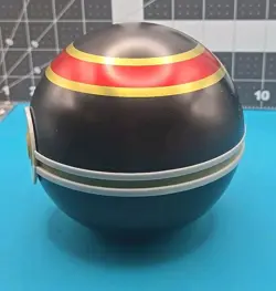 Luxury Ball Pokemon Collectible Tin Grey Pokeball Cosplay Empty E22 - Image 2