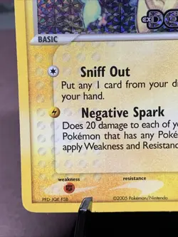 Pokemon TCG Minun 41/107 EX Deoxys Reverse Holo Stamped 2005 HP - Image 5