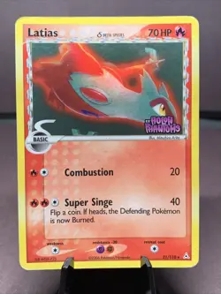 Pokemon TCG Latias 21/110 EX Holon Phantoms Reverse Holo Stamped 2006 HP - Image 1