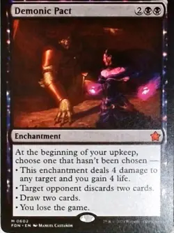 Magic | Foundations | Demonic Pact | 602 | NM - Image 1