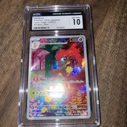 Pokemon Tcg 2024 Sawsbuck 074/071 Sv5m: Cyber Judge Holo (Japanese) CGC 10 GMNT - Image 2